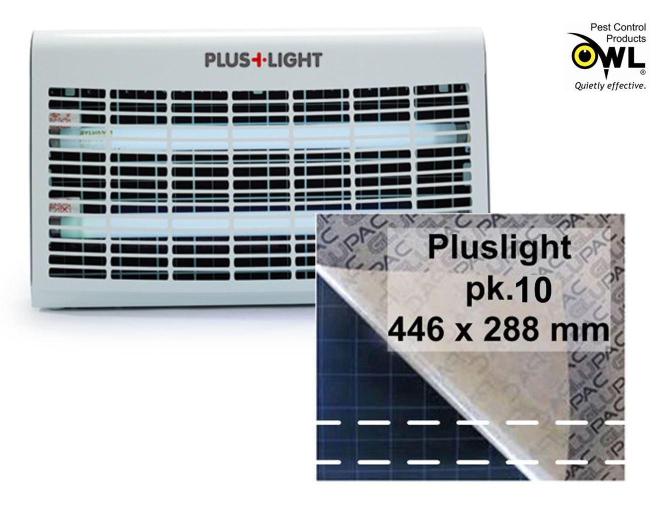 PLUSLIGHT fly killer glue boards replacement - Owl Pest Control Products Ireland