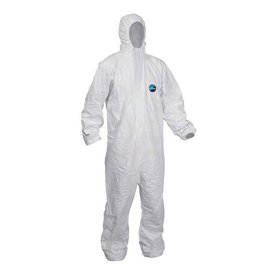 Disposable Coverall - Chemical Suit with Hood
