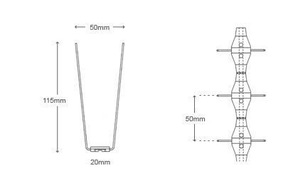 bird-spikes-narrow-p14-diagram - Owl Pest Control Dublin