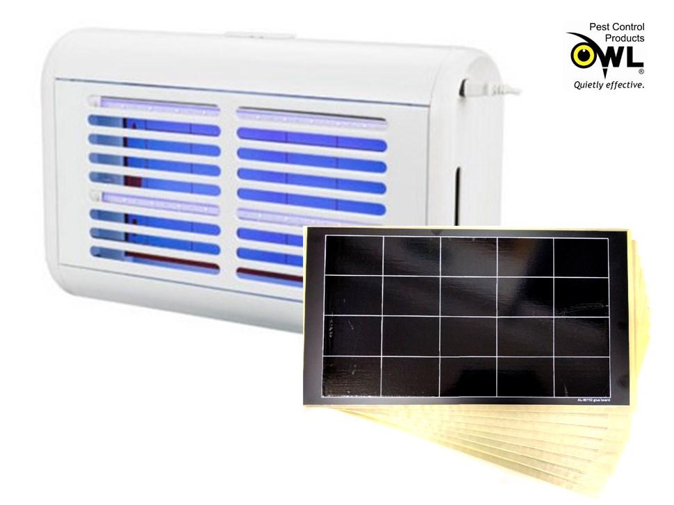 LED-Double fly killer glue boards replacement 1