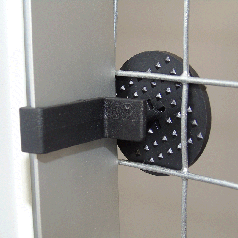 Solar Panel mesh fixing clip back view - Owl Pest Control Products Ireland