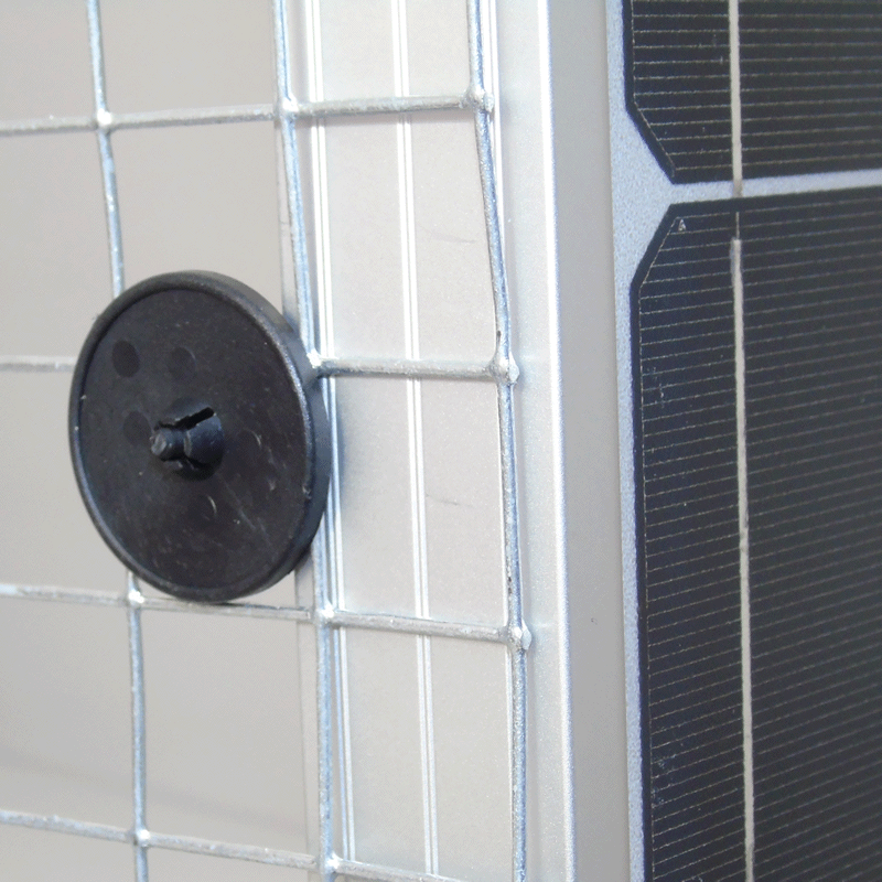 Solar Panel mesh fixing clip front view 2 - Owl Pest Control Products Ireland