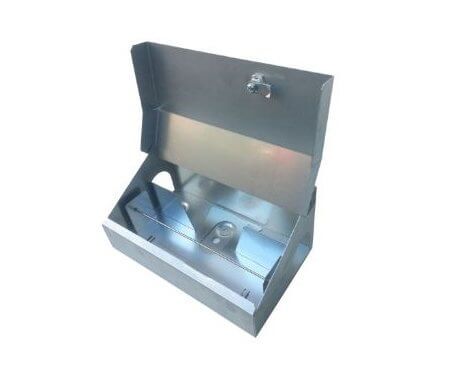Galvanised Rat and Mice Bait Stations - Owl pest control Dublin