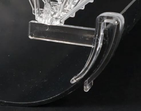 Thistle small bird spikes - deter starlings sparrows swallows gulls pigeons - gutter clip 5