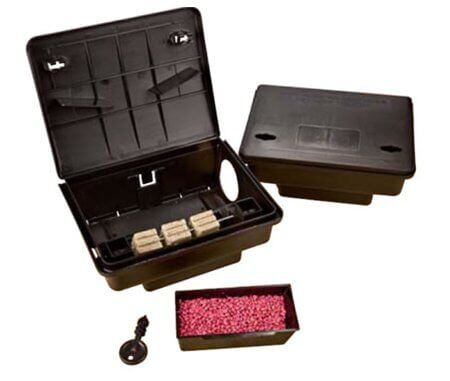 Plastic rodent bait station - Owl pest control Dublin