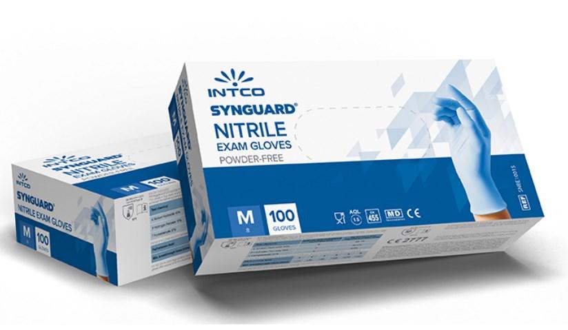 Nitrile-Gloves-INTCO-exam-gloves-Powder-free-Blue
