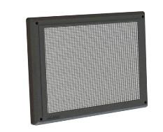 Rodent Proof Air Vent Brick Covers - Rat Mice Mesh - Medium Black