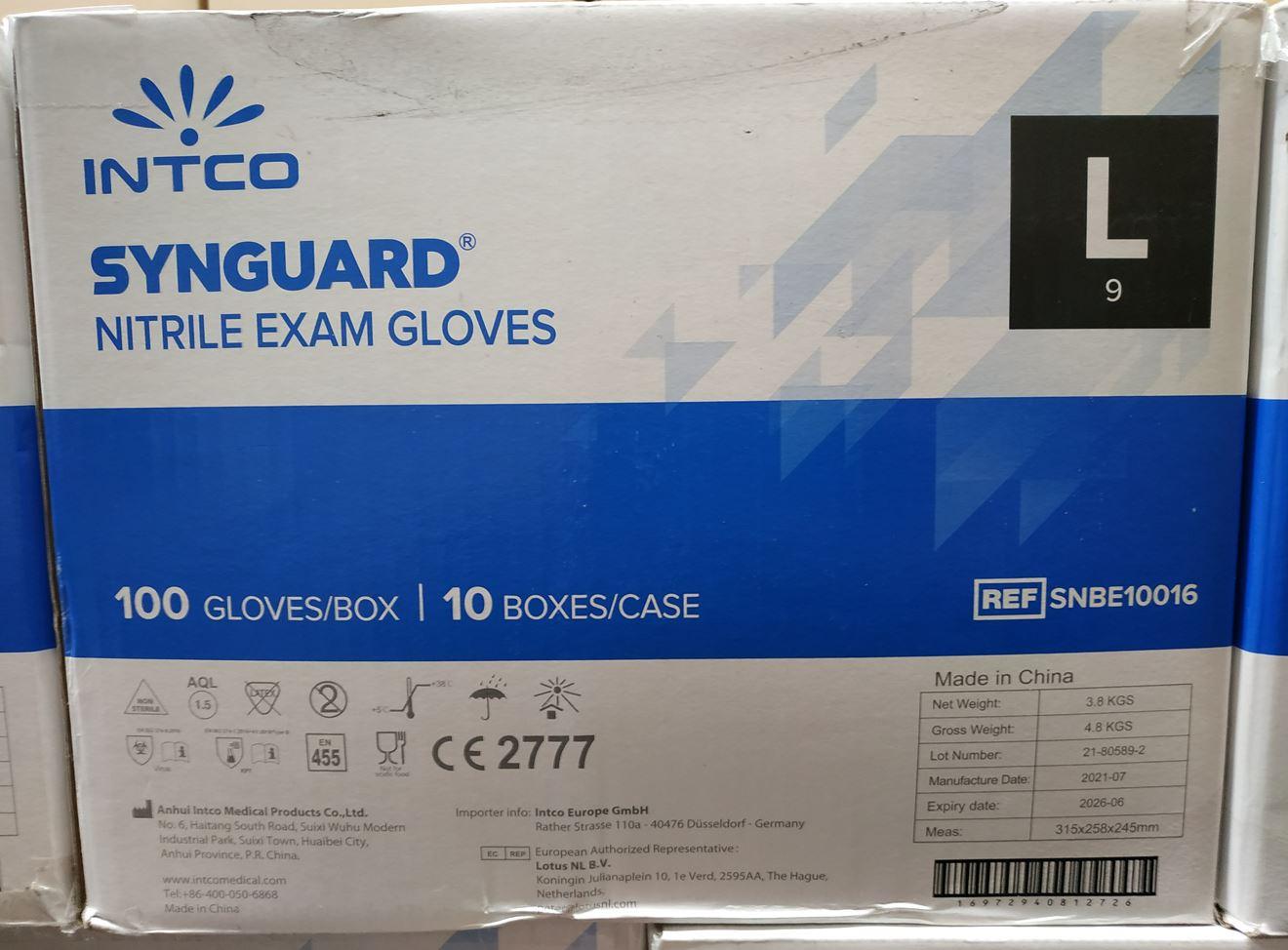 nitrile gloves synguard ireland